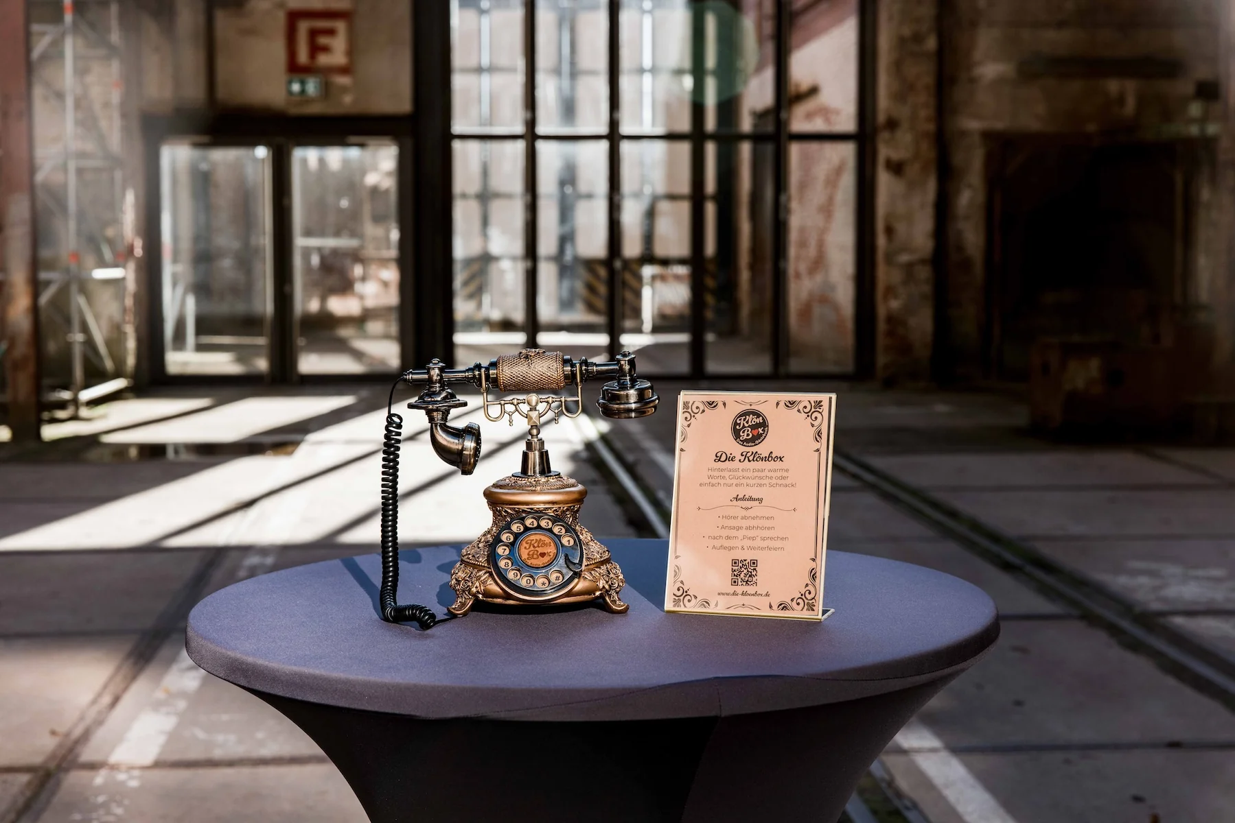 Audio Gästebuch für Hochzeit - Vintage Telefon